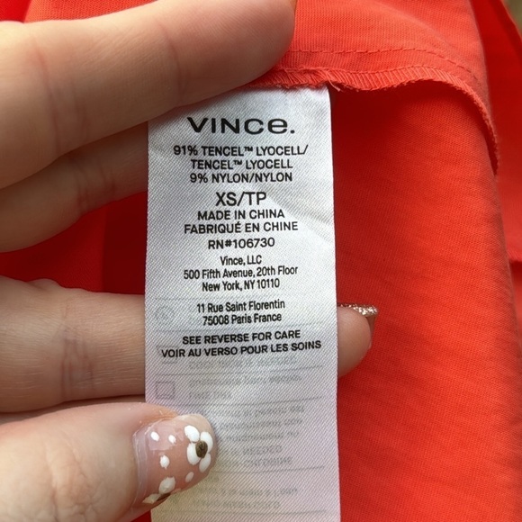 Vince Belted V-Neck Dress, size XS - Picture 13 of 13